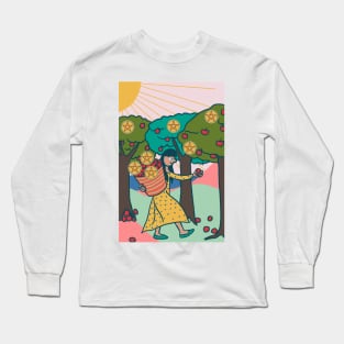 Seven of Pentacles Long Sleeve T-Shirt